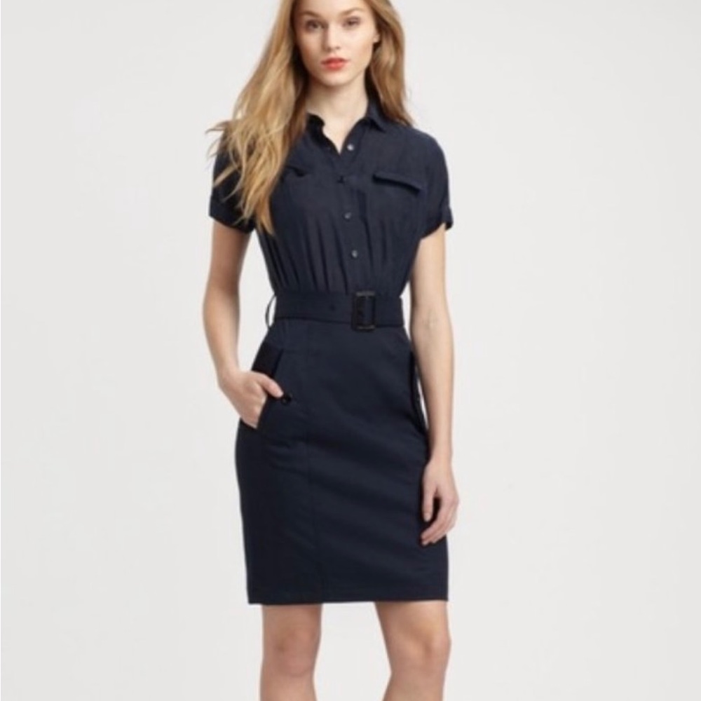 Burberry Brit Belted Shirtdress